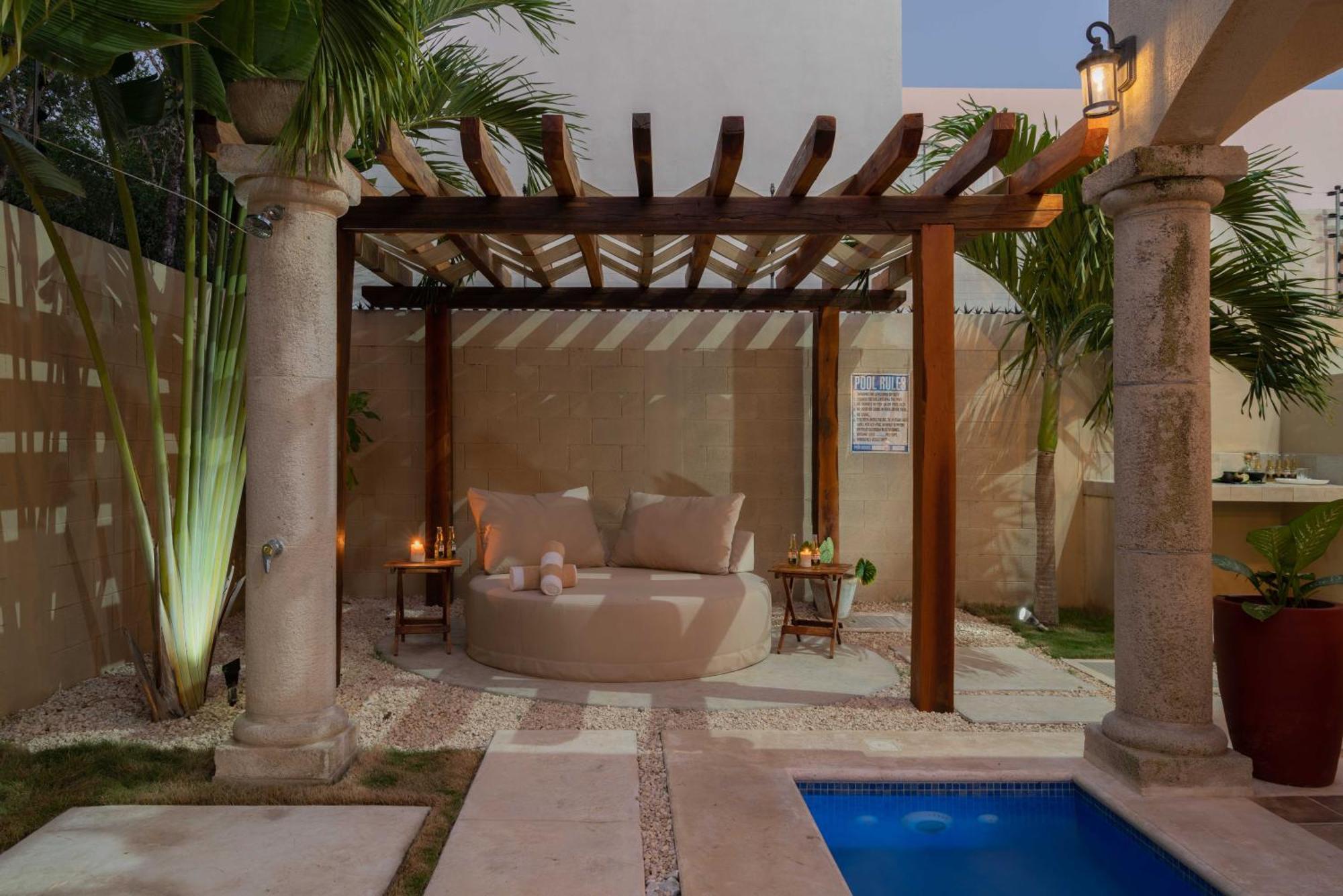 Tulum Stunning Villa For 10-Cabana-Private Pool-Parking Bagian luar foto