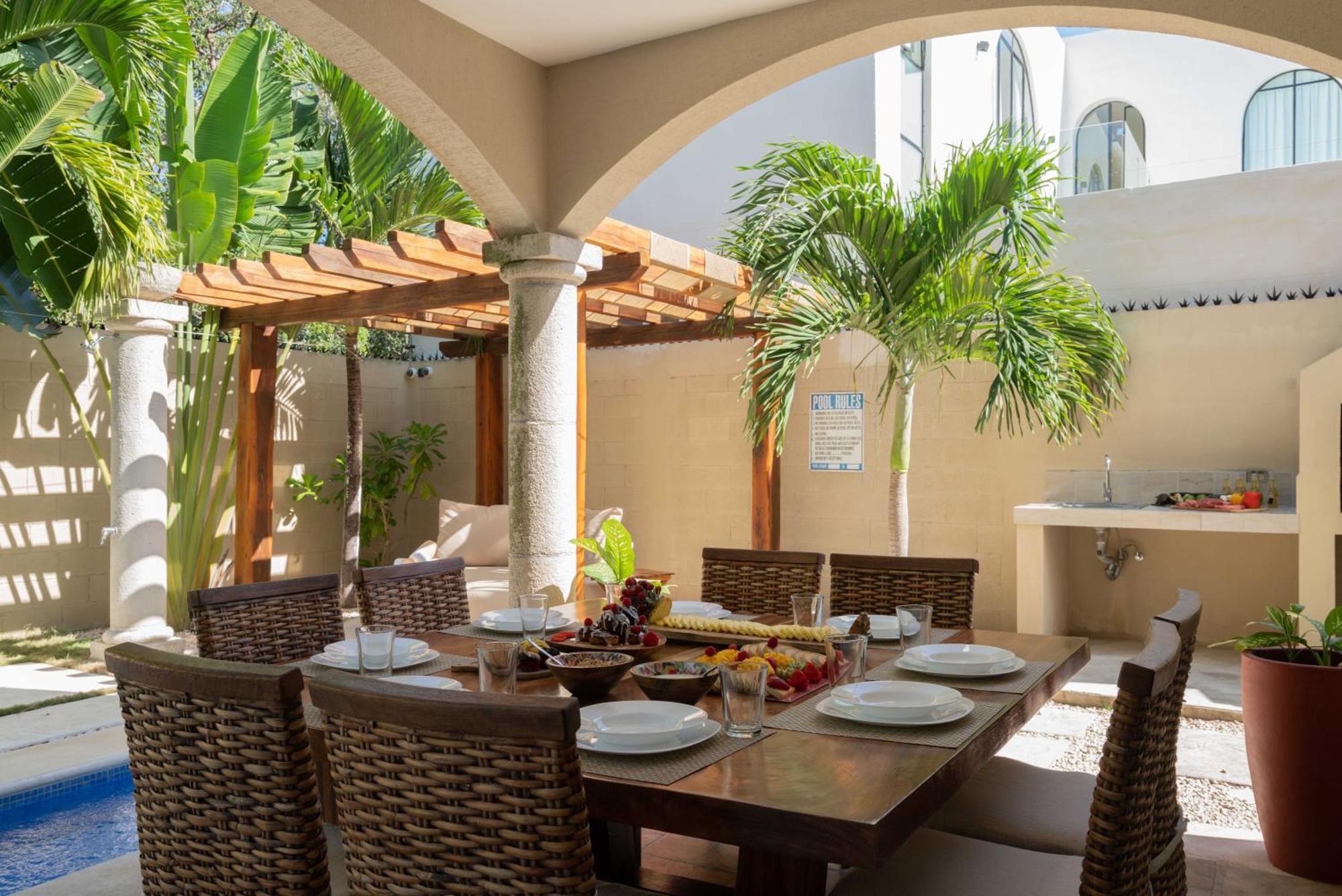Tulum Stunning Villa For 10-Cabana-Private Pool-Parking Bagian luar foto